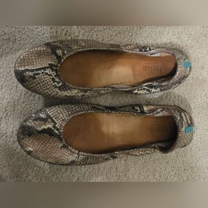 Snakeskin Pattern Women's Flats